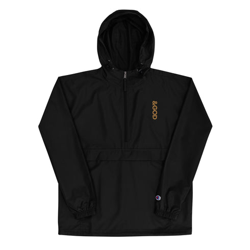 &God Vertical Zest Embroidered Champion Packable Jacket